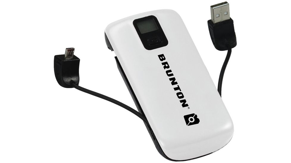 Brunton Metal 4400 mAh, 4x Charges - White F-METAL-WH
