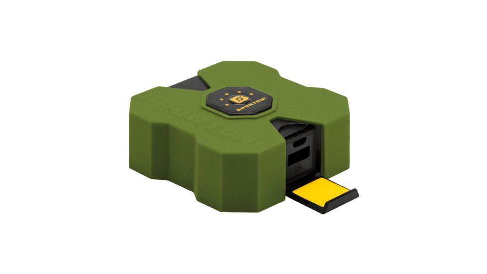 Brunton Revolt 4000 mAh, 4x Charger, Outdoor Green F-REVOLT-OG