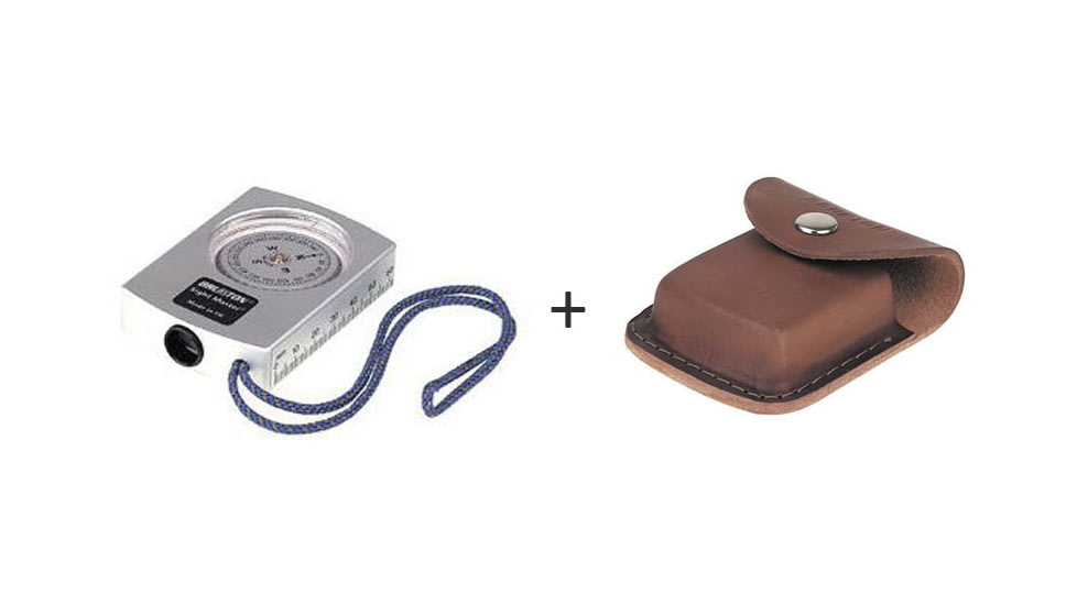Brunton SightMaster Professional Compass w/ Brunton Leather Case
