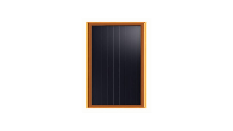 Brunton Solarflat2-Amorphous Solar Panel 2 watt 6 volt F-SOLARFLT2-6 in Orange