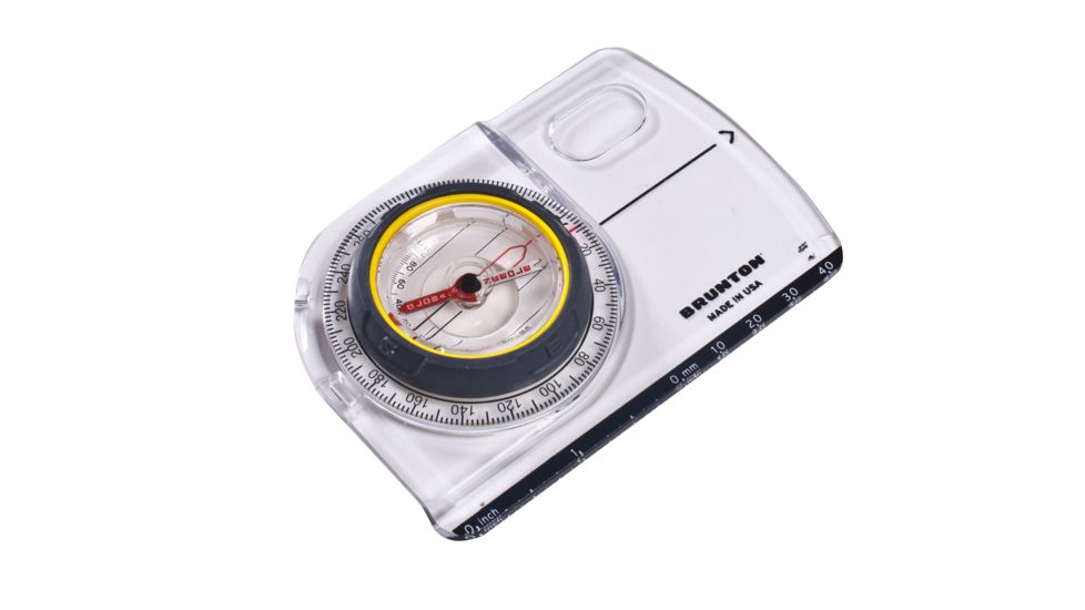 Brunton TRUARC Baseplate Compass w/ Global Needle, TruArc3, Met./Std. Scales, 2.5in.x3.5in.x0.5in. F-TRUARC3
