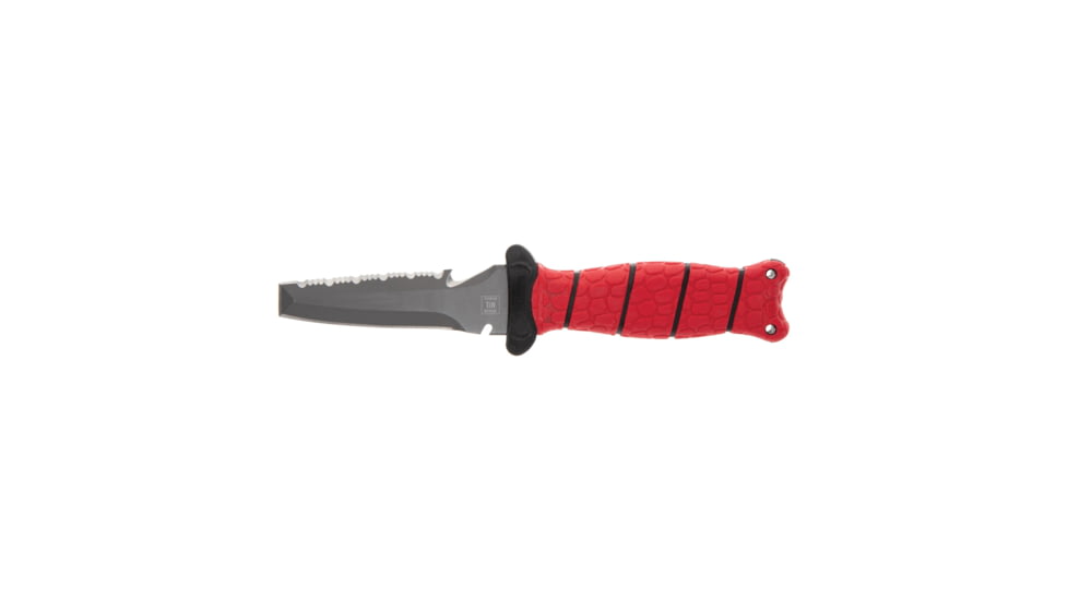 Bubba Blade Blunt Scout Knife, 4in, Ti-N Coated Blade, 9in, Textured Handle, 1107809