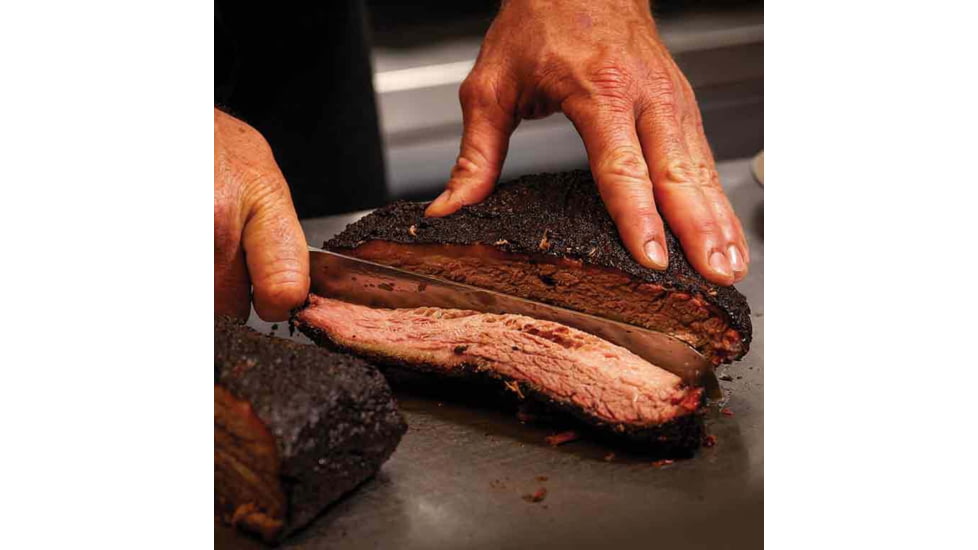 Bubba Blade Chef Series Serrated Kitchen Knife, 8in, Stainless Steel, G10 Handle, 1114267