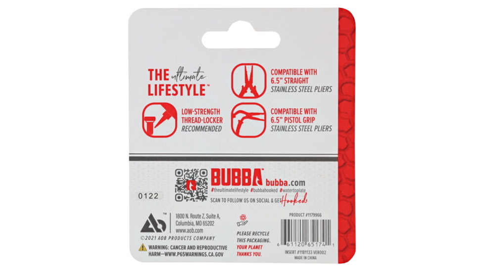 Bubba Blade Cutter Accessory 1, 2 Pack, 6.5in, Stainless Steel, 1179966