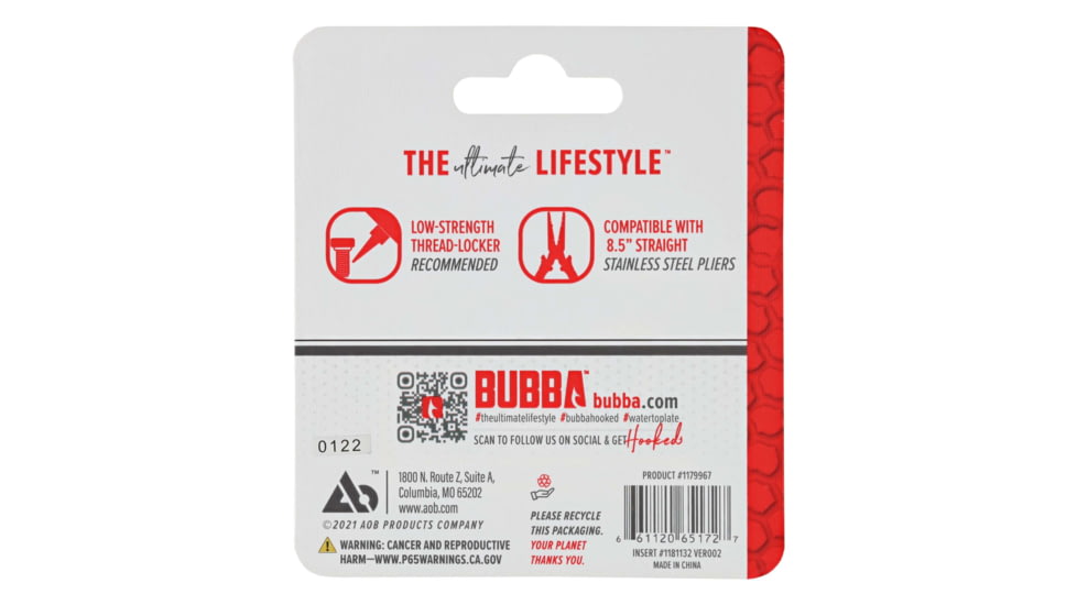 Bubba Blade Cutter Accessory 2, 2 Pack, 8.5in, Stainless Steel, 1179967