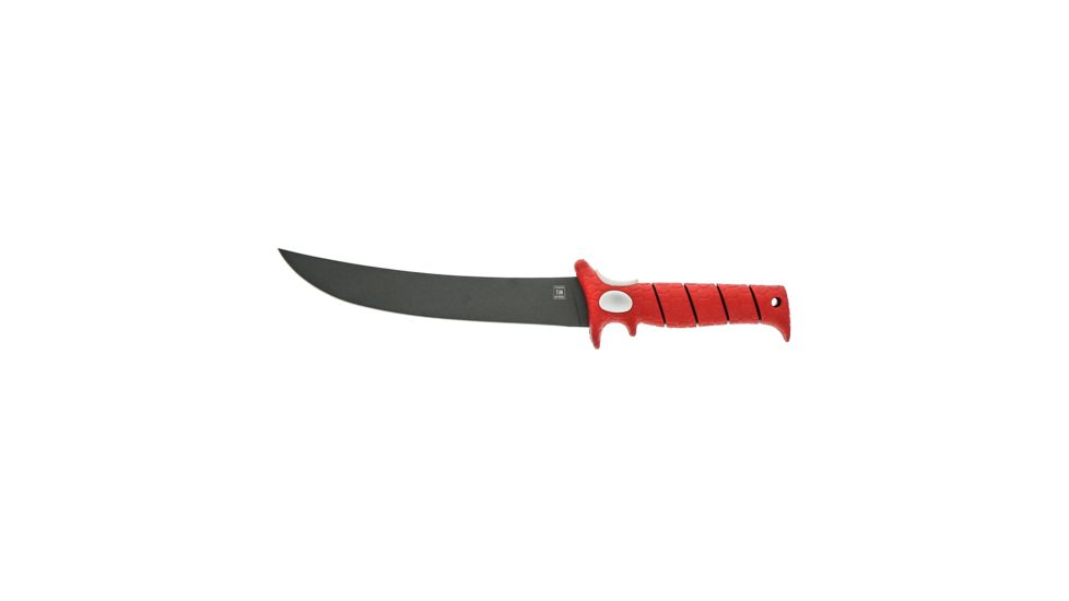 Bubba Blade Flex 9in Fillet Knife, Carbon Stainless Steel Blade, Red Handle BB1-9F