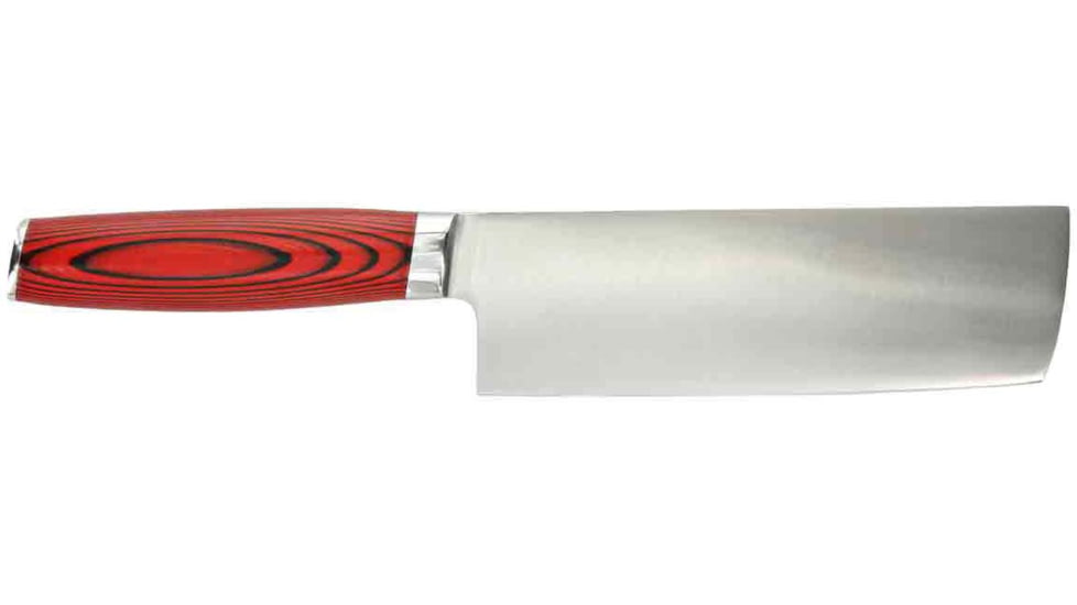 Bubba Blade Nakiri Kitchen Knife, 6.5in, Stainless Steel, G10 Handle, 1151297