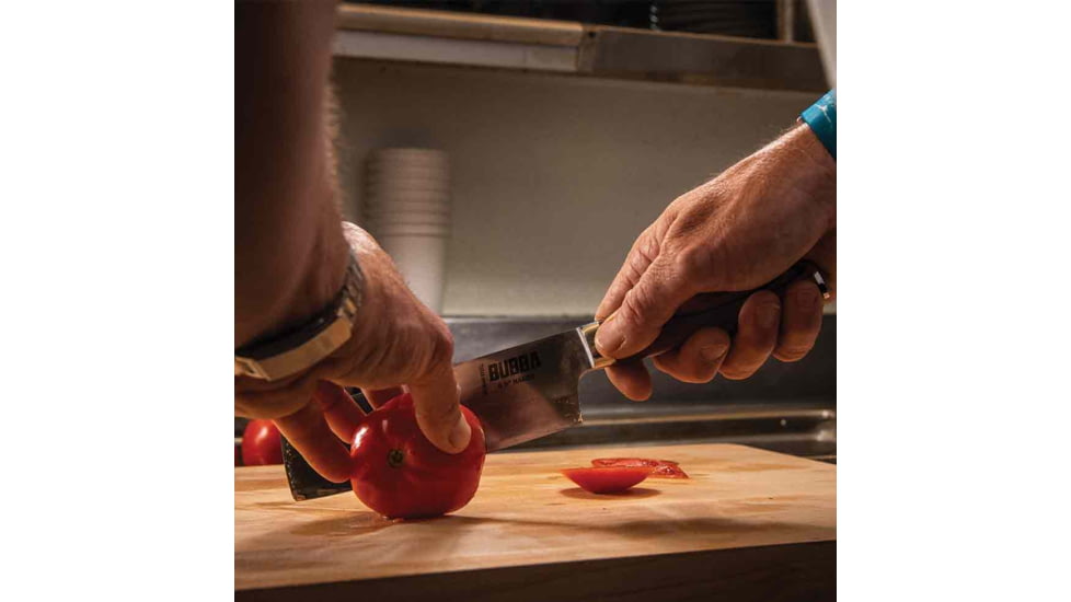 Bubba Blade Nakiri Kitchen Knife, 6.5in, Stainless Steel, G10 Handle, 1151297