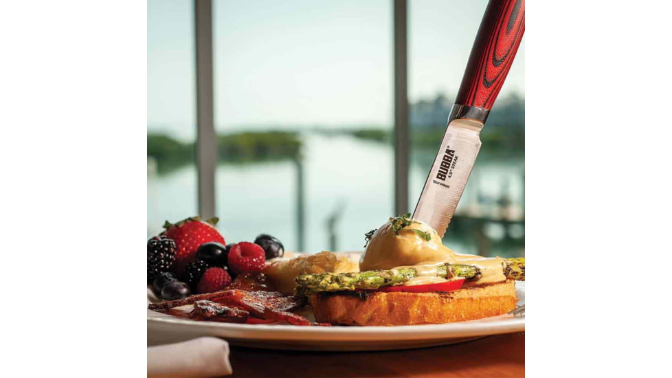 Bubba Blade Steak Kitchen Knife Set, 4.5in, Stainless Steel, G10 Handle, 1137660