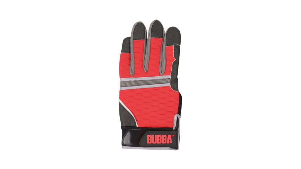 Bubba Blade Ultimate Fishing Glove, Red, Medium 1099920