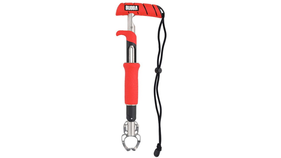 Bubba Fish Lip Grabber 20lb Scale, Black/Red, 1178543
