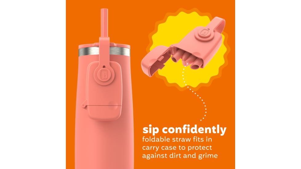 Bubba Radiant Tumbler Case, 24 oz, Lght Coral Rubb, 24, BBSSRADTUMH24-4