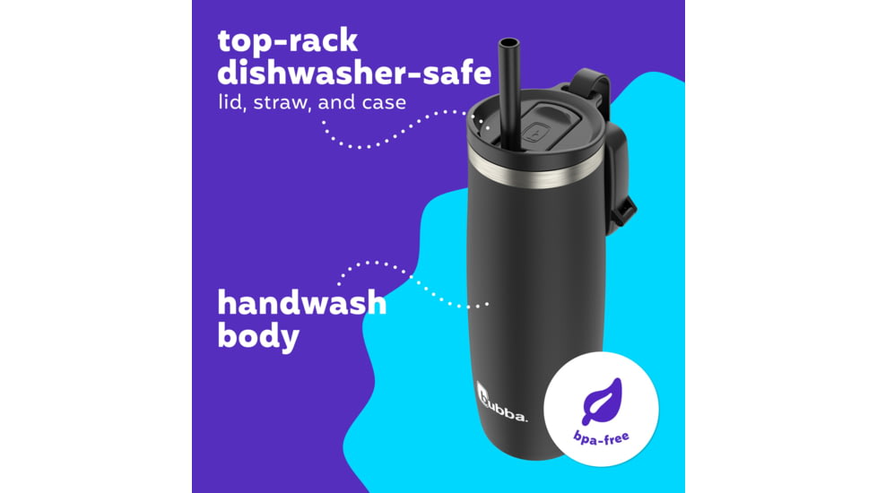 Bubba Radiant Tumbler Case, 24 oz, Licorice Rubb, 24, BBSSRADTUMH24-5