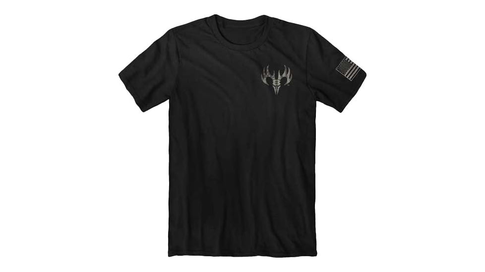 Buck Wear T-shirt ''faith Family Flag Freedom'' Blk Large
