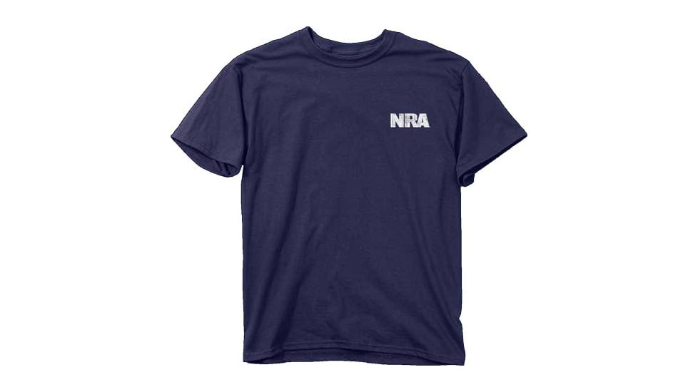 Buck Wear T-shirt Nra ''gun Stripes'' Navy X-large