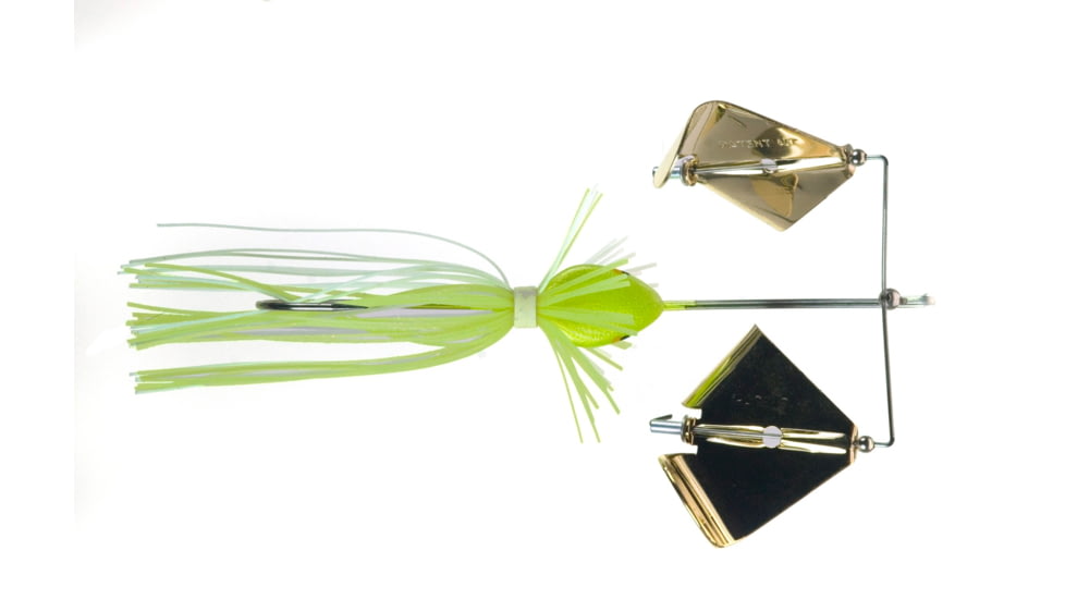 Buckeye Lures Double Bladed Buzzbait, 3/8 Oz, Chart, BEL-DBCH38