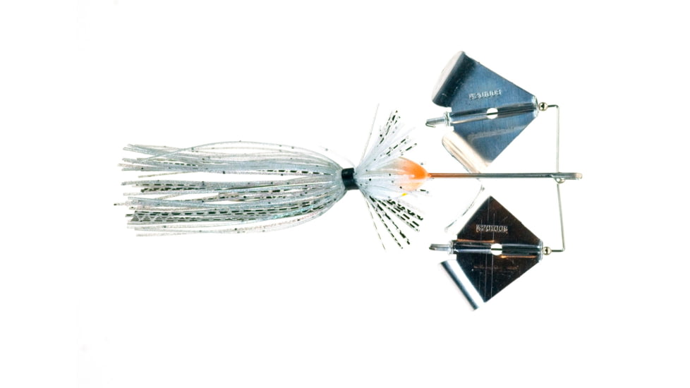 Buckeye Lures Double Bladed Buzzbait, 3/8 Oz, Shad, BEL-DBSH38