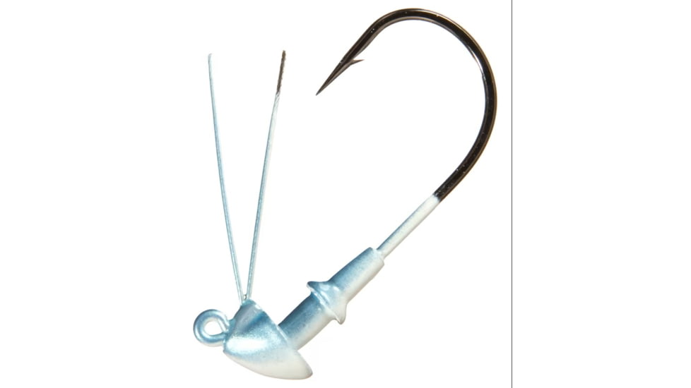 Buckeye Lures Jwill Weedless Swimbait Head, 1/2 Oz, Blubck Hrng, BEL-JWWBBACK12