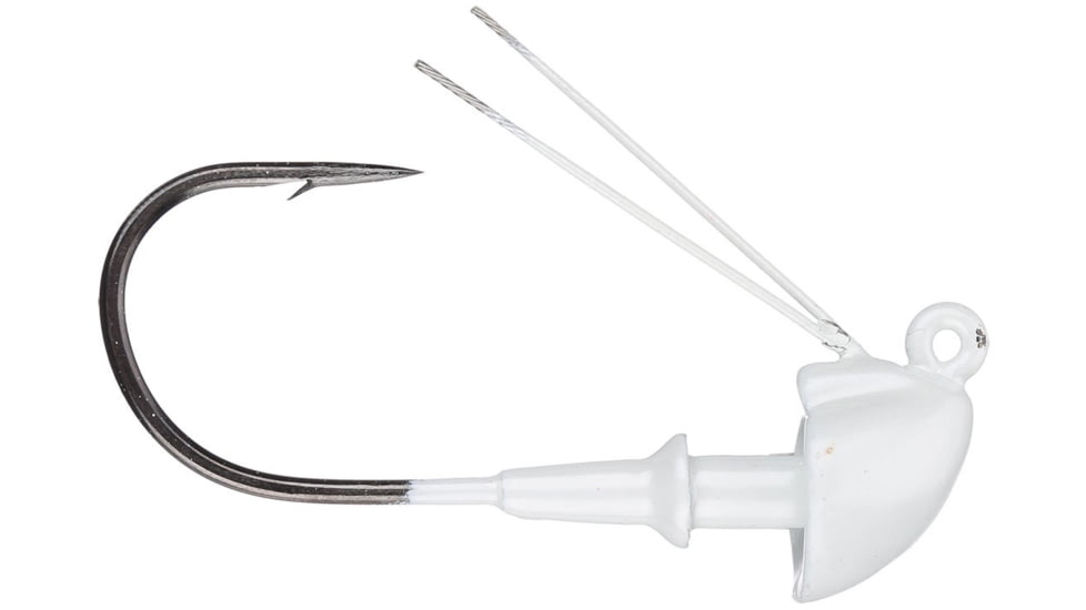 Buckeye Lures Jwill Weedless Swimbait Head, 1/4 Oz, Pearl, BEL-JWWP14