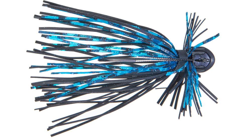 Buckeye Lures Mushroom Jigs, 1/8 Oz, Black/Blue, BEL-MJBB18