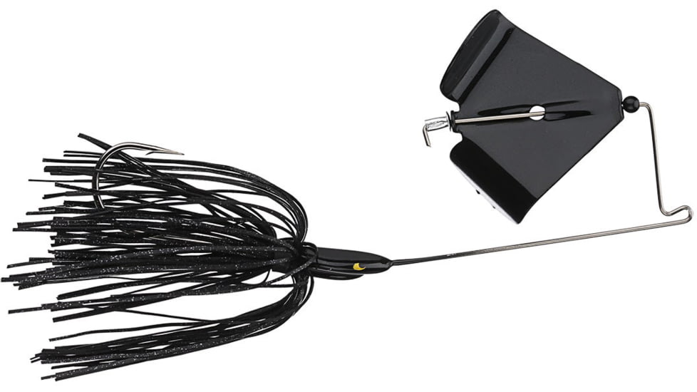 Buckeye Lures Single Bladed Buzzbait, 1/2 Oz, Black, BEL-SBBL12