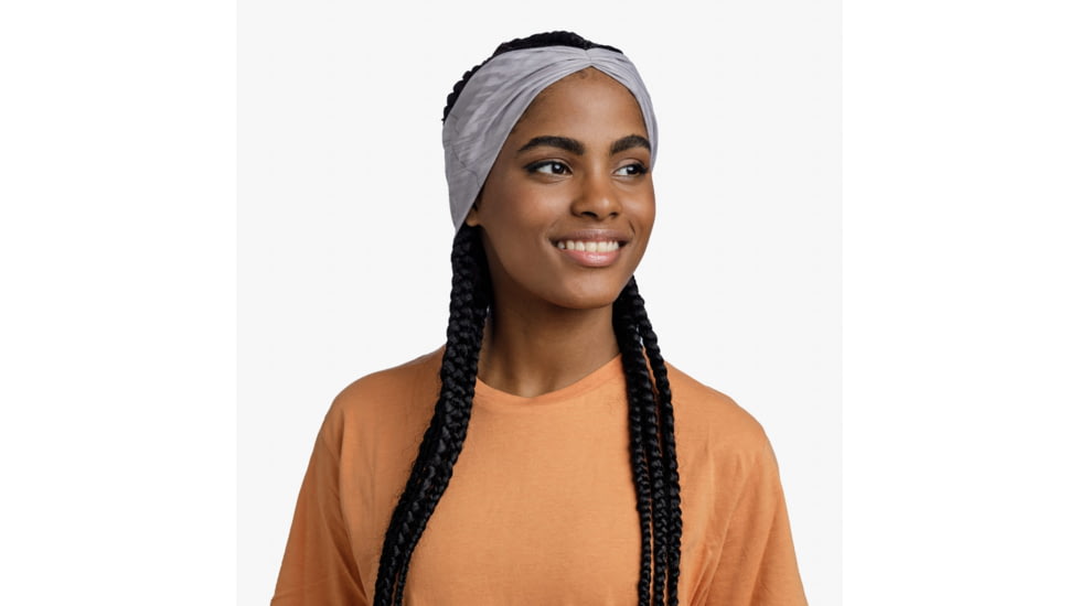Buff CoolNet UV Ellipse Headband, Jaru Light Grey, 131411.933.10.00