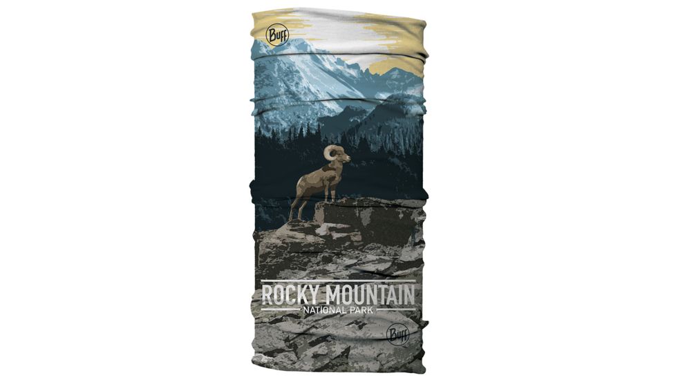 Buff CoolNet UV Plus National Parks Multifunctional Headwear, Rocky Mountain, 119433-555
