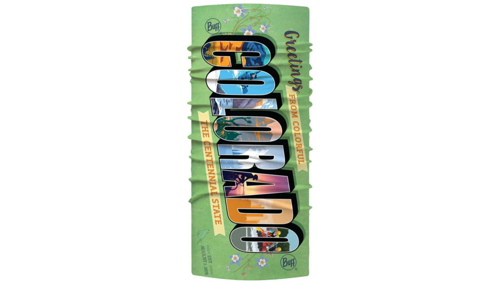 Buff CoolNet UV Plus Neckwear, Colorado Postcard Multi, 130688.555.10.00