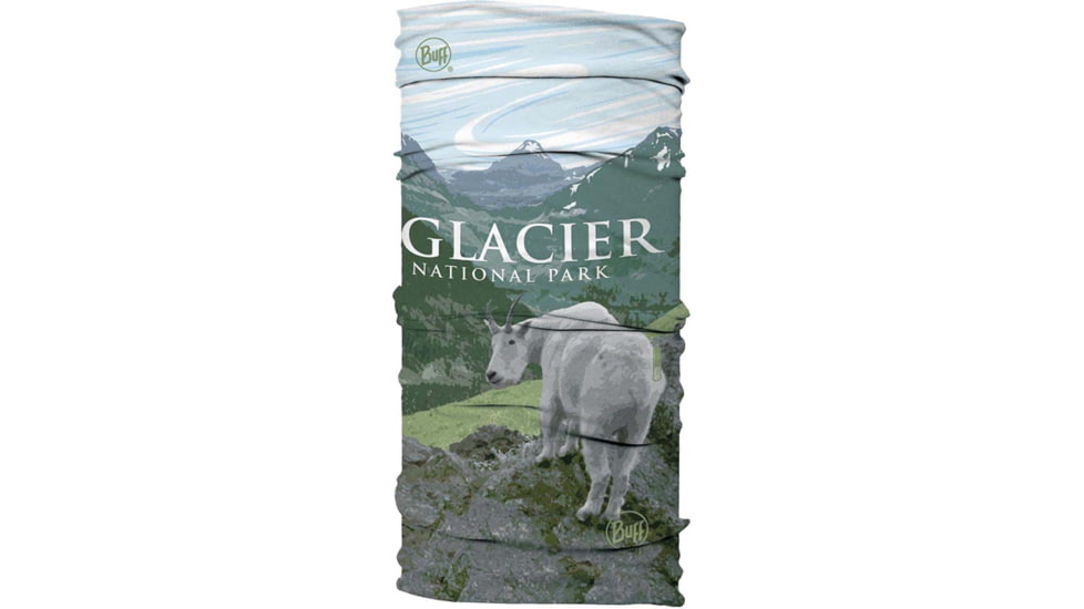 Buff CoolNet UV Plus Neckwear, National Park Glacier Multi, 119431.555.10.00