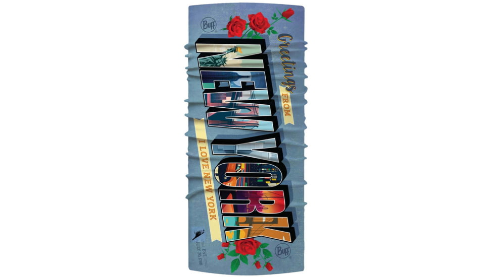 Buff CoolNet UV Plus Neckwear, New York Postcard Multi, 130690.555.10.00