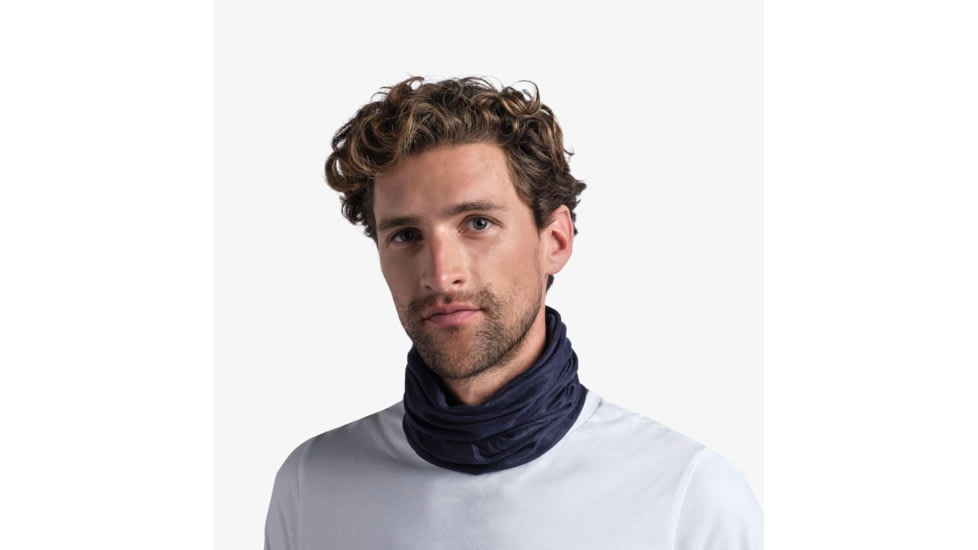 Buff CoolNet UV Plus Neckwear, Solid Night Blue, 119328.779.10.00