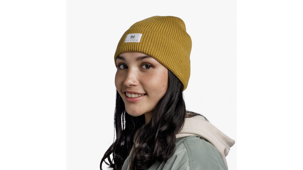 Buff Knitted Beanie, Drisk Citronella, 132330.345.10.00