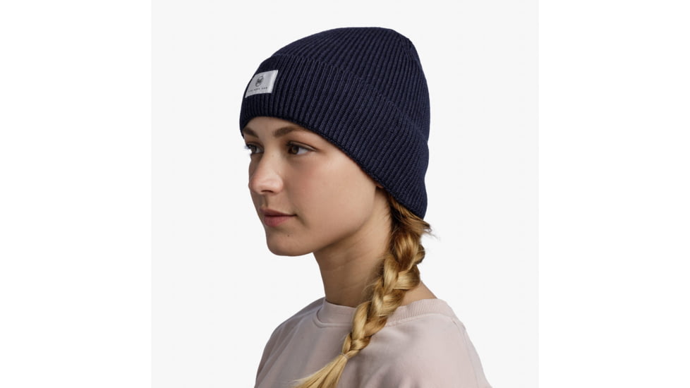 Buff Knitted Beanie, Drisk Night Blue, 132330.779.10.00