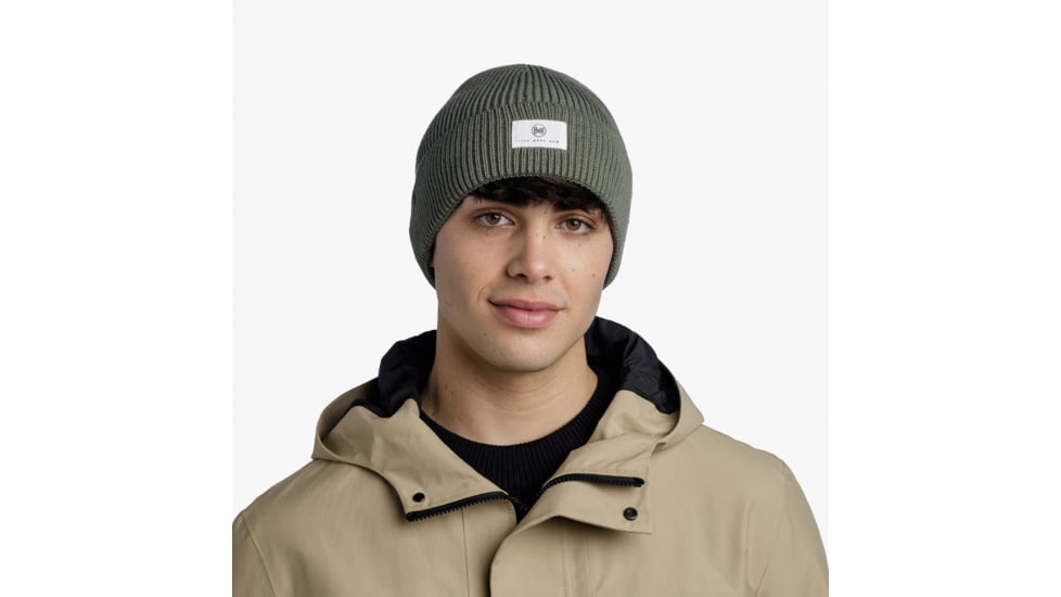 Buff Knitted Beanie, Drisk Silversage, 132330.313.10.00