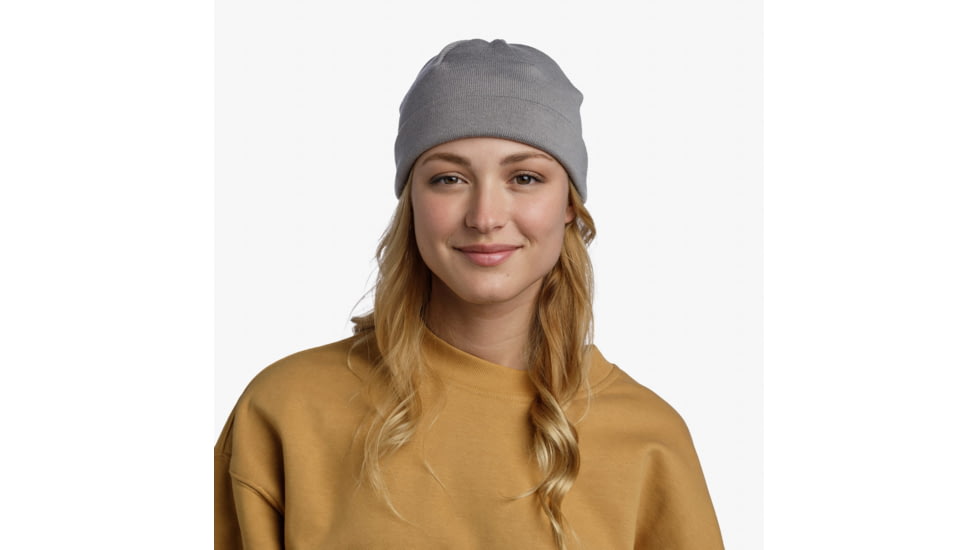 Buff Knitted Beanie, Elro Grey, 132326.937.10.00