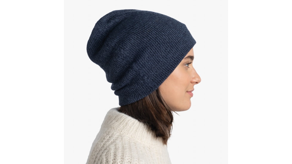 Buff Knitted Beanie, Jarn Denim, 129618.788.10.00