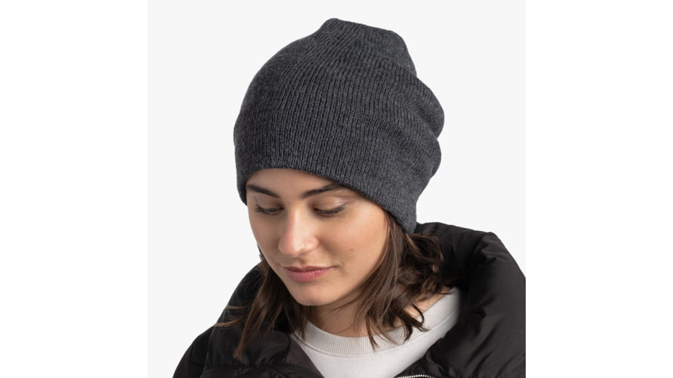 Buff Knitted Beanie, Jarn Graphite, 129618.901.10.00