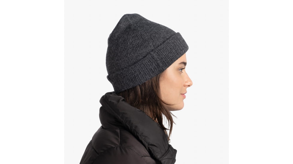 Buff Knitted Beanie, Jarn Graphite, 129618.901.10.00