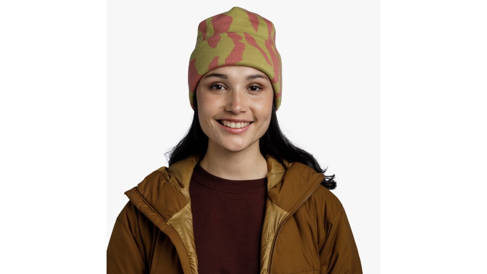 Buff Knitted Beanie, Kyre Dahlia, 132333.628.10.00