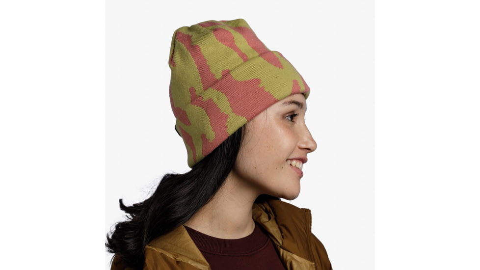 Buff Knitted Beanie, Kyre Dahlia, 132333.628.10.00