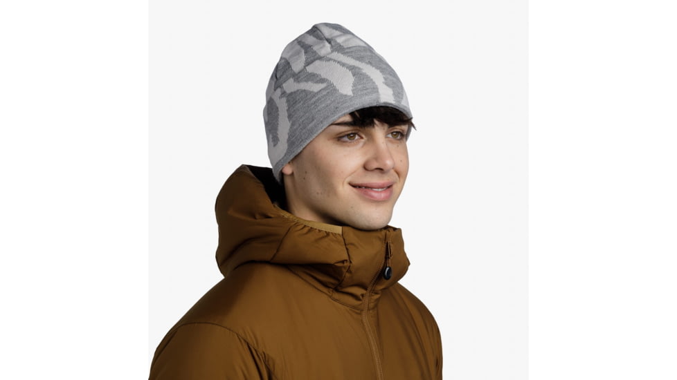 Buff Knitted Beanie, Kyre Lead, 132333.934.10.00