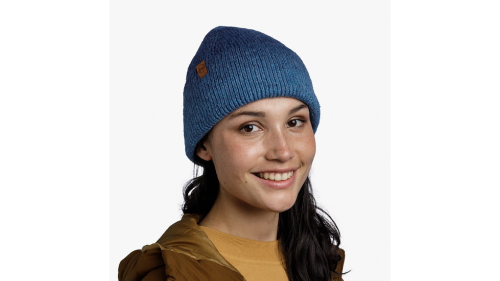 Buff Knitted Beanie, Marin Denim, 132324.788.10.00