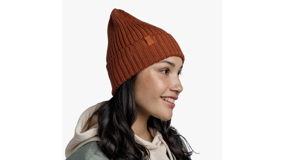 Buff Knitted Beanie, Norval Cinnamon, 124242.330.10.00