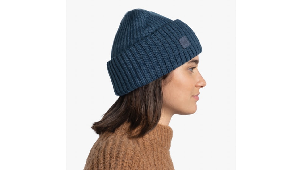 Buff Knitted Beanie, Rutger Steel Blue, 129694.701.10.00