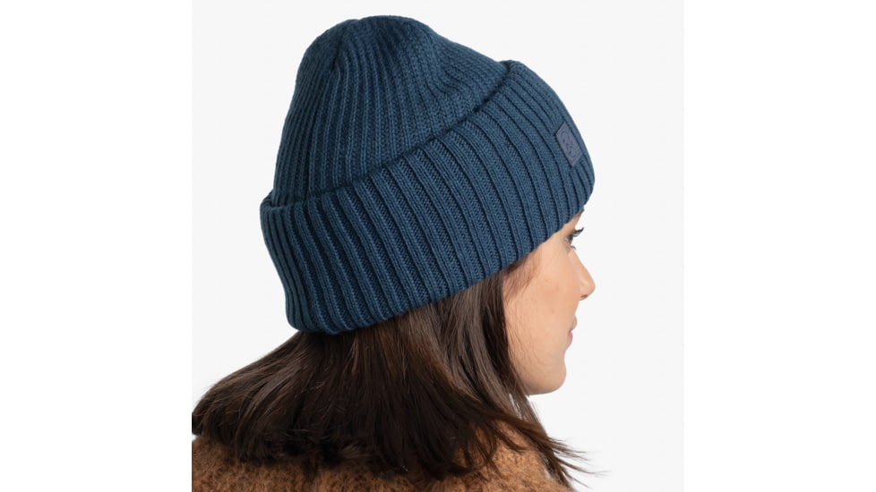 Buff Knitted Beanie, Rutger Steel Blue, 129694.701.10.00
