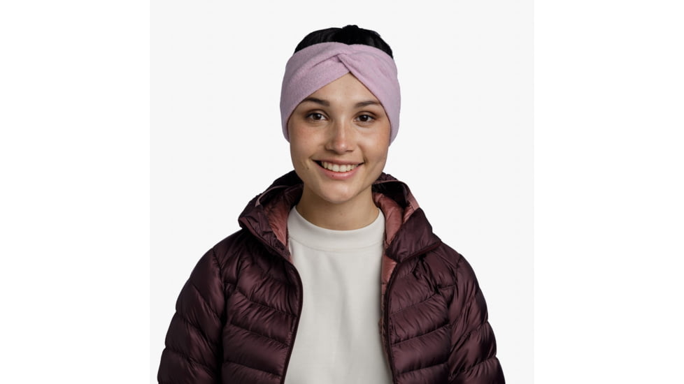 Buff Merino Fleece Headband, Lilac Sand, 129451.640.10.00