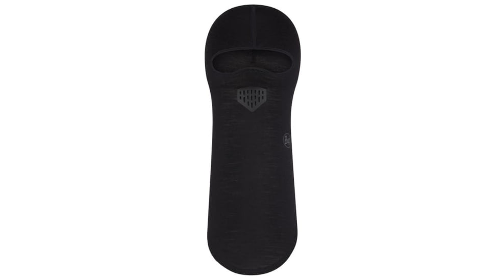 Buff Merino Lightweight Balaclava, Solid Black, 123327.999.10.00