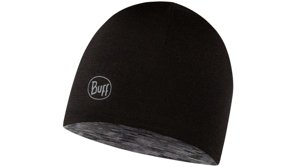Buff Merino Lightweight Beanie - Kids, Graphite Multistripes Black, 123325.999.10.00