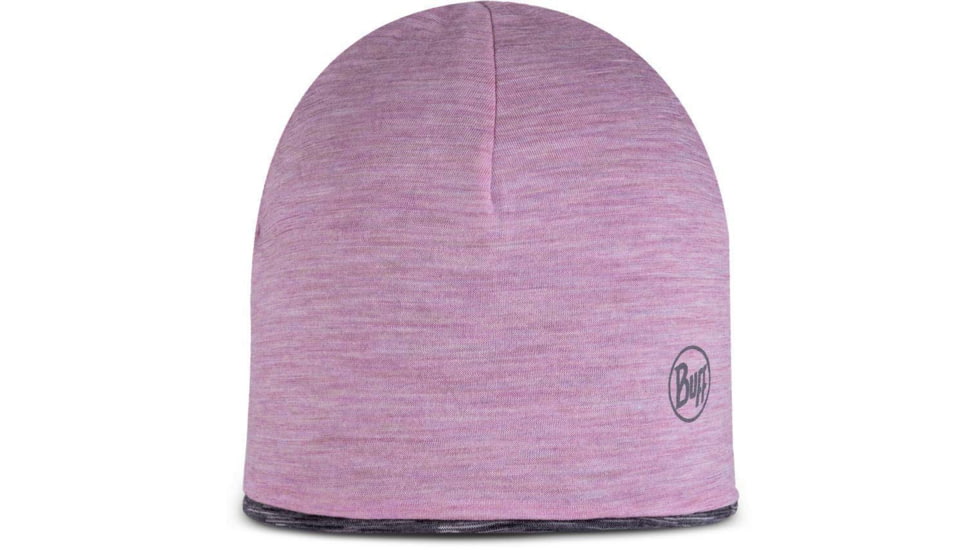 Buff Merino Lightweight Beanie - Kids, Graphite Multistripes Pansy, 123325.601.10.00