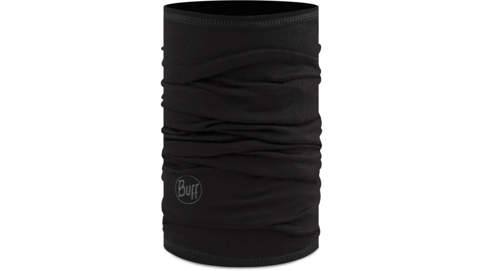 Buff Merino Lightweight Neckwear - Kids, Solid Black, 104779